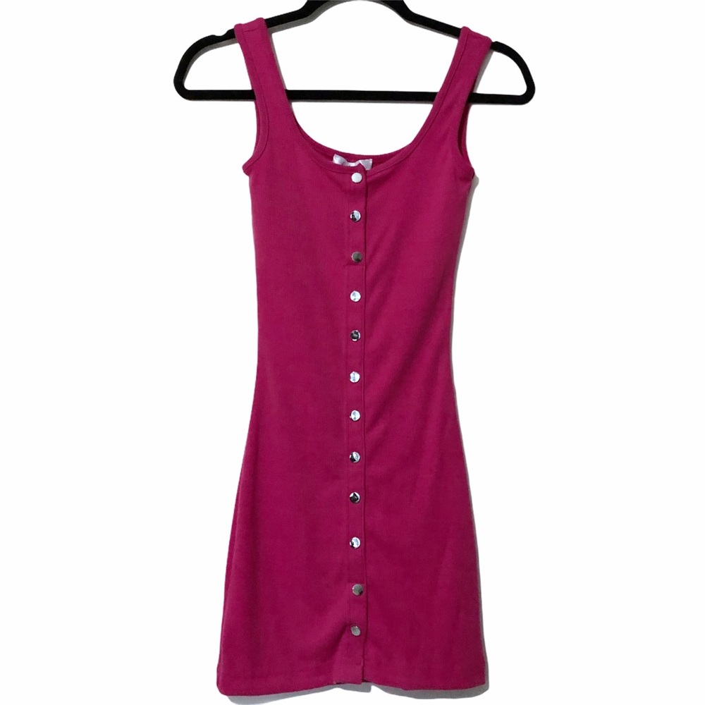 NWT ReVamped Button Down Bodycon Mini Dress XS